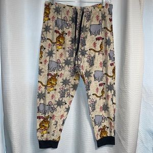Disney Winnie the Pooh Christmas Pajama  pants.  sz 2X